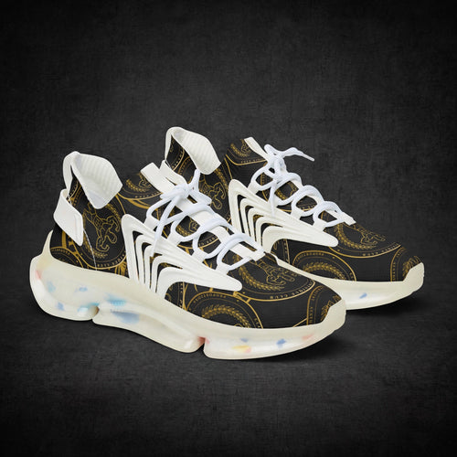 Medallion Mesh Sneakers